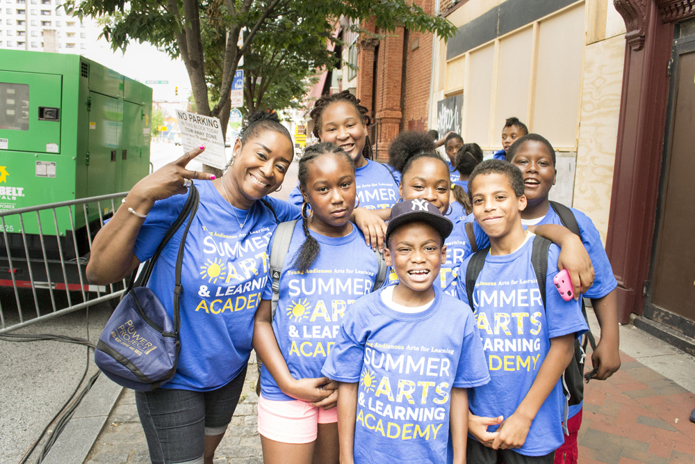 Young Audiences Summer Arts Academy group photo